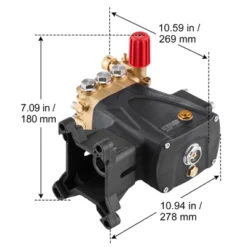 VEVOR Pressure Washer Pump, 1" Shaft Horizontal Triplex Plunger, 4000 PSI, 4.0GPM, Replacement Power Washer Pumps Kit With 5 Nozzles, Black 13 VEVOR Pressure Washer Pump, 1" Shaft Horizontal Triplex Plunger, 4000 PSI, 4.0GPM, Replacement Power Washer Pumps Kit With 5 Nozzles, Black -Vevor GUEST 7bfb1287 8c61 4fdf b39f 92372c86e97f