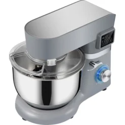 VEVOR Stand Mixer, 660W Electric Dough Mixer With 6 Speeds LCD Screen Timing, Tilt-Head Food Mixer With 5.8 Qt Stainless Steel Bowl, Gray -Vevor GUEST 7c51d148 067a 430b 8958 e0e442fe87c5