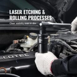 VEVOR 1" Drive Impact Socket Set, 8 Piece Deep Socket Set Metric 27-41mm, 6 Point Cr-Mo Alloy Steel For Auto Repair, Easy-to-Read Size Markings,BLACK -Vevor GUEST 7f284236 f284 4018 994f cc4d4dcf705a