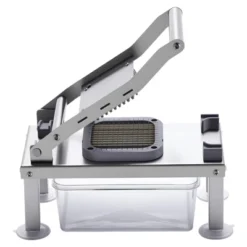 VEVOR Vegetable Chopper Mandoline Slicer, All-in-1 Food Veggie Cutter With 8 Stainless Steel Blades, Cheese Grater Onion Potato Salad Dicer, Silver 15 VEVOR Vegetable Chopper Mandoline Slicer, All-in-1 Food Veggie Cutter With 8 Stainless Steel Blades, Cheese Grater Onion Potato Salad Dicer, Silver -Vevor GUEST 817476ad a626 4f74 b8a8 9e08c30f7e26