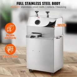 VEVOR Electric Sugar Cane Juicer, 750W Sugarcane Juicer Machine With 661LBS/H High Output, 3 Stainless Steel Rollers, 2.4" Large Inlet -Vevor GUEST 81a8ce75 2743 436e a2fb 56968ac00841