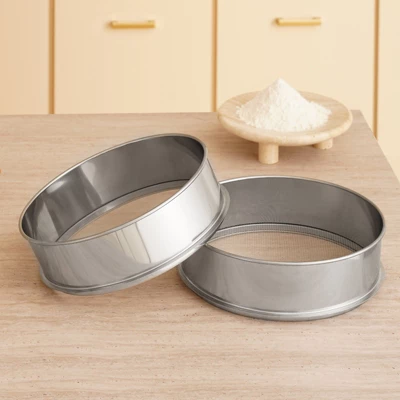 VEVOR Flour Sieve Fine Mesh, 12 Mesh Flour Sifter, 304 Stainless Steel Fine Mesh Sifter Food-grade, Dia. 12.6" Fine Mesh Strainers For Baking 1 VEVOR Flour Sieve Fine Mesh, 12 Mesh Flour Sifter, 304 Stainless Steel Fine Mesh Sifter Food-grade, Dia. 12.6" Fine Mesh Strainers For Baking