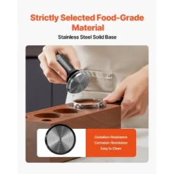 VEVOR Espresso Tamper 51mm, Spring Loaded Coffee Tamper, 30 Lbs Tamper Tool Espresso, Stainless Tamper With Non-Slip Grip, Black -Vevor GUEST 83996c50 5485 4c32 b0a9 223028819881