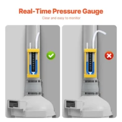 VEVOR 4 To 3.5 Inch Radon Fan Installation Kit, Quiet 260CFM Radon Mitigation Fan System Kit With 2 Couplers, Pressure Indicator, White -Vevor GUEST 86cc587b fc80 4fef bf0c f3a90b202442