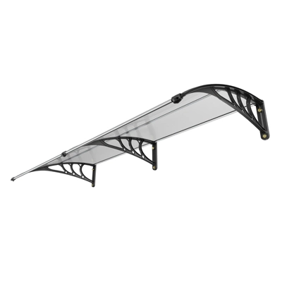 VEVOR Window Door Awning Canopy 40" X 80", UPF 50+ Polycarbonate Entry Door Outdoor Window Awning Exterior, Front Door Overhang Awning 8 VEVOR Window Door Awning Canopy 40" X 80", UPF 50+ Polycarbonate Entry Door Outdoor Window Awning Exterior, Front Door Overhang Awning - Image 8