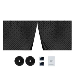 VEVOR Garage Door Screen For Winter, 16x7FT, Garage Door Insulation Kit, Magnetic Thermal Insulated Door Curtain With 300D Oxford Fabric, Black -Vevor GUEST 89e08d65 b38a 45b8 8542 db55c7c8b315