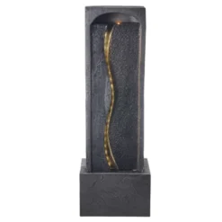 VEVOR Outdoor Water Fountain, 38.58 In Height Fountain And Waterfall,1-Tier Floor Standing Rock Base Style Fountains With With Light And Pump, Black 15 VEVOR Outdoor Water Fountain, 38.58 In Height Fountain And Waterfall,1-Tier Floor Standing Rock Base Style Fountains With With Light And Pump, Black -Vevor GUEST 89e312cc 7b02 4eae 92f2 1ff85fd5434a