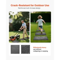 VEVOR Garden Stepping Stones, 4Pcs 15.5 X 15.5 In, Decorative Stepping Stones With Stakes, Weather-Resistant Plastic Pathway Pavers, Grey 12 VEVOR Garden Stepping Stones, 4Pcs 15.5 X 15.5 In, Decorative Stepping Stones With Stakes, Weather-Resistant Plastic Pathway Pavers, Grey -Vevor GUEST 8ae46b11 eb9a 4688 92b5 3dedac4ecd37