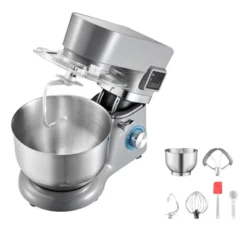 VEVOR Ice Cream Maker, 1.8 Qt. Capacity, 6-Speed Electric Stand Mixer, With LED Digital Display & Timer, Mixing Paddle, Dough Hook, Grey 15 VEVOR Ice Cream Maker, 1.8 Qt. Capacity, 6-Speed Electric Stand Mixer, With LED Digital Display & Timer, Mixing Paddle, Dough Hook, Grey -Vevor GUEST 8be098be 45e1 4ca5 9cd5 3acf3005ed9c