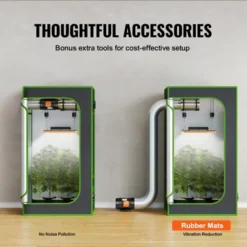 VEVOR Inline Duct Fan, 8-Inch 807 CFM With Temperature Humidity Controller, Quiet EC-motor Ventilation Exhaust Fan For Cooling Booster, Black -Vevor GUEST 8e43c70a 9063 46de ace7 0a9f1e1514af