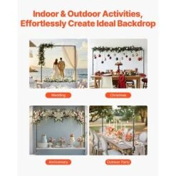 VEVOR Over The Table Rod Stand With Clamps, 13"-42" Tall & 28"-98" Length Adjustable, 2 Packs Table Arch Stand, Tabletop Balloon Arch Frame, Black 12 VEVOR Over The Table Rod Stand With Clamps, 13"-42" Tall & 28"-98" Length Adjustable, 2 Packs Table Arch Stand, Tabletop Balloon Arch Frame, Black -Vevor GUEST 8fd8b5c4 3ee2 4204 b5fa 8a08f16f6d58