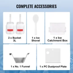 VEVOR Commercial Snowflake Ice Machine, 176.4LBS/24H Snowflake Ice Maker, Stainless Steel Ice Shaver Machine, Electric Snow Cone Maker, Silver 13 VEVOR Commercial Snowflake Ice Machine, 176.4LBS/24H Snowflake Ice Maker, Stainless Steel Ice Shaver Machine, Electric Snow Cone Maker, Silver -Vevor GUEST 90744c03 5d9a 483c 9182 c6c69d587b69