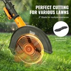 VEVOR Lawn Edger, 20 V Power Edger, 9-inch Blade Edger Lawn Tool With 3-Position Blade Depth,for Lawns, Driveways, Borders, And Sidewalk Edges -Vevor GUEST 908ec4a4 be92 40c5 9141 f38e9675c01b