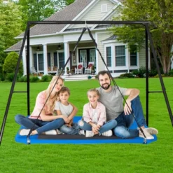 VEVOR Platform Swing, 60 Inch Platform Tree Swing For Kids And Adults, 700lbs Weight Capacity Outdoor Swing, 900D Oxford Fabric Swing Seat