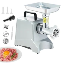 VEVOR Electric Meat Grinder, 5 Lb/Min Capacity, 575W(800W MAX) Industrial Meat Mincer With Blade, Grinding Plate, Sausage Stuffing Blade, Silver 15 VEVOR Electric Meat Grinder, 5 Lb/Min Capacity, 575W(800W MAX) Industrial Meat Mincer With Blade, Grinding Plate, Sausage Stuffing Blade, Silver -Vevor GUEST 9207891b 20fb 4b54 932f 213f65632e22
