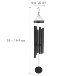 VEVOR Wind Chimes For Outside, 58 In, Deep Tone Wind Chimes With 6 Tubes, Unique Large Memorial Wind Chimes For Anniversary, Amazing Outdoor Decor -Vevor GUEST 9235a93a 5e29 4e40 b3d0 dc230595103c