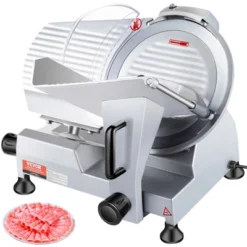 VEVOR 240W Commercial Meat Slicer, Electric Deli Food Slicer, 10" Carbon Steel Blade Electric Food Slicer, 350-400RPM Meat Slicer, 0 - 0.47 Inch -Vevor GUEST 924ec792 2682 4b6b a935 f3ba662813ca