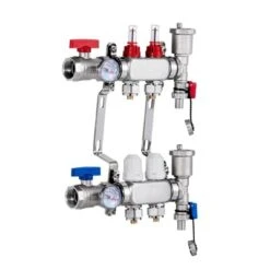 VEVOR 2-Branch Radiant Heat Manifold, 1/2" PEX Tubing Manifold, Stainless Steel PEX Manifold For Hydronic Radiant Floor Heating, Silver -Vevor GUEST 9284d969 05df 4126 a0db 9eb976cd84cf