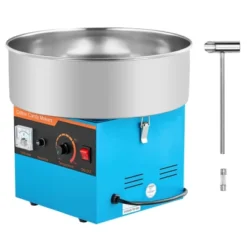 VEVOR Cotton Candy Machine Commercial, 1000W Electric Candy Floss Maker, Easy Use With 15 Inch Stainless Steel Bowl And Sugar Scoop, Blue -Vevor GUEST 93b2722f 0678 4523 b79a 0164b971259e