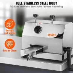 VEVOR Commercial Sugar Cane Juicer, 110LBS/H High Output Sugarcane Juicer Machine With 3 Stainless Steel Rollers And 2.4" Large Inlet -Vevor GUEST 9425ad54 6b85 420d 885e 4c4ee6f4665d
