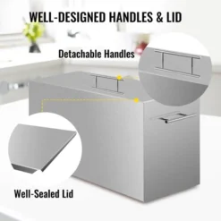 VEVOR Water Bath Canner, 15 Quart Stove Top Canner Pot, Boiling Water Canners With 2 Canning Racks, 304 Food Grade Stainless Steel Stock Pot, Silver -Vevor GUEST 95572cdc 6ab4 4b84 bda5 1662a506322a