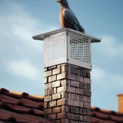 VEVOR Chimney Cap, 12 X 12 Inch, 304 Stainless Steel Fireplace Chimney Cover, Not Easily Toppled & Practical Accessories & Easy Installation, Silver