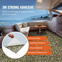 VEVOR Boat Flooring, EVA Foam Boat Decking 94.5" X 35.4", Non-Slip Self-Adhesive Flooring, 23.2 Sq.ft Marine Carpet For Boats, Yacht, Pontoon -Vevor GUEST 95937a75 3f98 444d 87c1 128bd86d2800