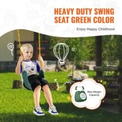 VEVOR 2-Pack Swing Seats, With 66 Inch Coated Chains And Snap Hooks, Support 300 Lbs Swings Replacement For Outdoor Swing Set, Green 9 VEVOR 2-Pack Swing Seats, With 66 Inch Coated Chains And Snap Hooks, Support 300 Lbs Swings Replacement For Outdoor Swing Set, Green -Vevor GUEST 98c81cea e1d4 4621 88db 6daa2f641ef8