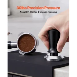 VEVOR Espresso Tamper 51mm, Spring Loaded Coffee Tamper, 30 Lbs Tamper Tool Espresso, Stainless Tamper With Non-Slip Grip, Black -Vevor GUEST 98d7805a c1a0 46e4 a56b 8c5f2eed58fc