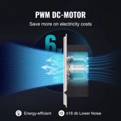 VEVOR Register Booster Fan, Quiet Vent Booster Fan Fits 4” X 12” Register Holes, With Remote Control And Thermostat Control, Adjustable Speed, White -Vevor GUEST 99a79761 cd28 41e0 acdd 77f2529ca307