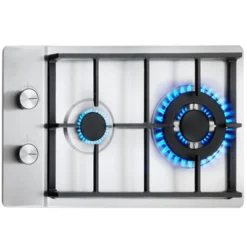 VEVOR Gas Cooktop 12 Inch, Max 12250BTU 2 Burners Built-in Stainless Steel Gas Stove Top, LPG/NG Convertible Dual Fuel Natural Gas Hob -Vevor GUEST 9a87e8d4 a3a1 46c4 9570 36722cc1a395
