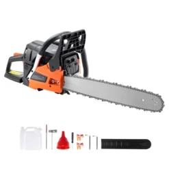 VEVOR Gas Chainsaw, 58CC 20" 3.22HP, Gasoline Powered Chain Saw, Handheld Cordless Petrol Chainsaws For Tree Wood Branch Cutting, Orange -Vevor GUEST 9ac4ef31 33d9 407b a8f4 d3554d4a0a33