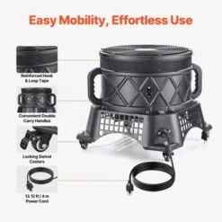 VEVOR Inflatable Tube Man Blower, 1 HP, Blower Fan For Wacky Waving Inflatable Tube Guy, PP Shell, IPX3 Waterproof, Black(No Inflatable) -Vevor GUEST 9b17932f ed48 46f8 b011 35bdc7ca9006