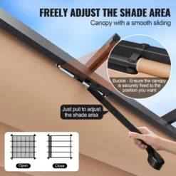 VEVOR 10'x10' Outdoor Retractable Pergola With Canopy, Aluminum Pergola With Retractable Canopy, Modern Pergola With Sun Shade Canopy, Beige 11 VEVOR 10'x10' Outdoor Retractable Pergola With Canopy, Aluminum Pergola With Retractable Canopy, Modern Pergola With Sun Shade Canopy, Beige -Vevor GUEST 9bbf2f68 7a82 4fca 866d c01f5321e39f