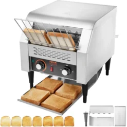 VEVOR Commercial Conveyor Toaster, 300 Slices/Hour Conveyor Belt Toaster, Heavy Duty Stainless Steel Commercial Toaster Oven -Vevor GUEST 9bde4eae 56e0 4950 9e85 38017c7bb43b