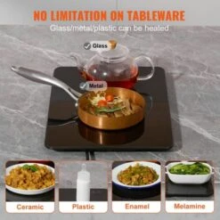 VEVOR Electric Warming Tray, 16.5" X 11" Portable Tempered Glass Heating Tray With Temperature Control (65-90℃) -Vevor GUEST 9cd6b205 a778 40d1 8d5f 96bab6582f07