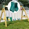 VEVOR A-Frame Middle Swing Set Brackets, Heavy Duty Carbon Steel Swing Set Hardware With Mounting Hardware, Green