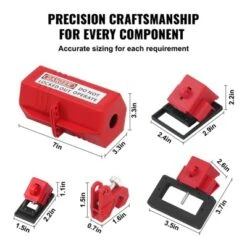 VEVOR Electrical Lockout Tagout Kit, 59 PCS Safety Lockout Tagout Station With Padlocks, Hasps, Tags, Ties, Plug Lockout, Circuit Breaker Lockouts -Vevor GUEST 9d6c2469 e541 49b3 99fb 227392c604d3