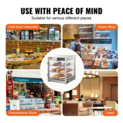 VEVOR 3-Tier Commercial Food Warmer Display, 800W Food Display Warmer With Light, 86℉~185℉ Temperature Control, 90L Large Capacity 13 VEVOR 3-Tier Commercial Food Warmer Display, 800W Food Display Warmer With Light, 86℉~185℉ Temperature Control, 90L Large Capacity -Vevor GUEST 9d97a533 c352 475c 9ee4 380a4c2b9786