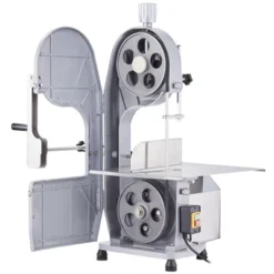 VEVOR Electric Meat Bandsaw, 1500W Stainless Steel Countertop Bone Sawing Machine, Workbeach 19.3" X 15", 0.16-7.9 Inch Cutting Thickness, Silver -Vevor GUEST 9e5e9244 5afd 42c2 98e5 c594a855c33f