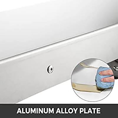 VEVOR Concession Shelf 48L X 12W Inch Stainless Steel Drop Down Folding Serving Food Shelf Stand Serving For Concession Trailer Serving Window,Silver 2 VEVOR Concession Shelf 48L X 12W Inch Stainless Steel Drop Down Folding Serving Food Shelf Stand Serving For Concession Trailer Serving Window,Silver - Image 2