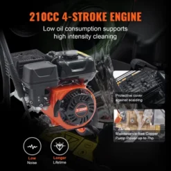 VEVOR Gas Pressure Washer, 3600 PSI 2.6 GPM, Gas Powered Pressure Washer With Copper Pump, Spray Gun And Extension Wand, Black -Vevor GUEST 9f974159 8990 461d 8c03 30612db7fa09