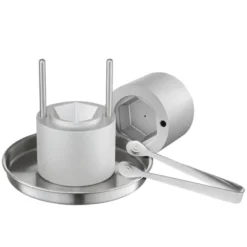 VEVOR Ice Diamond Press, 2.4" Ice Ball Maker, Aviation Aluminum Diamond Ice Ball Press Kit For Ice Diamond, Ice Press With Tong And Drip Tray -Vevor GUEST a0f57684 102d 45a2 b060 051a5b9aa7a0