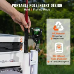 VEVOR Beach Fishing Cart, 300 Lbs Load Capacity,Fish And Marine Cart With Two 13" Big Wheels PU Balloon Tires,Heavy-Duty Aluminum Pier Wagon Trolley -Vevor GUEST a15d97d7 d8f4 4dd9 9ec2 33901801a257