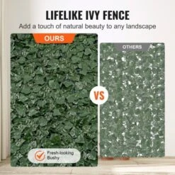 VEVOR Ivy Privacy Fence, 39 X 98 In Artificial Green Wall Screen, Greenery Ivy Fence With Mesh Cloth Backing And Strengthened Joint 10 VEVOR Ivy Privacy Fence, 39 X 98 In Artificial Green Wall Screen, Greenery Ivy Fence With Mesh Cloth Backing And Strengthened Joint -Vevor GUEST a2cf65ea c5bd 4870 adb9 b6510b70e2e5 5