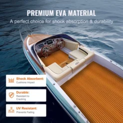 VEVOR Boat Flooring, EVA Foam Boat Decking 94.5" X 46", Non-Slip Self-Adhesive Flooring, 29.9 Sq.ft Marine Carpet For Boats, Yacht, Pontoon -Vevor GUEST a2de957e b783 4c23 bfe4 fb322e312f00
