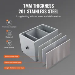 VEVOR Commercial Grease Trap, 40 LBS Grease Interceptor, Top Inlet Interceptor, Stainless Steel Grease Trap, 10 GPM Waste Water Oil-water Separator -Vevor GUEST a3a488a7 500b 420b b3c6 8b0e972932f0