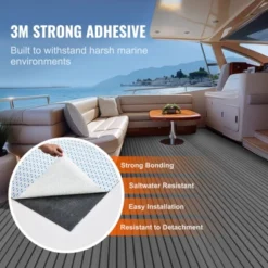 VEVOR Boat Flooring, EVA Foam Boat Decking 94.5" X 17.7", Non-Slip Self-Adhesive Flooring, 11.6 Sq.ft Marine Carpet For Boats, Yacht, Pontoon -Vevor GUEST a3ec2a34 245b 41c7 a4b1 dd4e36fab575