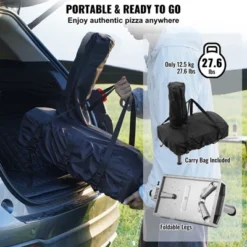 VEVOR Dual Fuel Pizza Oven For Outdoor Use, 12" Portable Pizza Oven, Pellet & Gas Powered Outdoor Pizza Oven With Thickened Cordierite Pizza Stone 11 VEVOR Dual Fuel Pizza Oven For Outdoor Use, 12" Portable Pizza Oven, Pellet & Gas Powered Outdoor Pizza Oven With Thickened Cordierite Pizza Stone -Vevor GUEST a3eebcf0 3e03 44a1 a345 4fa1d058b4d6