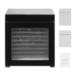 VEVOR Food Dehydrator Machine, 10 Stainless Steel Trays, 1000W Electric Food Dryer With Adjustable Temperature & 24-Hour Timer, Freeze Dryer, Black -Vevor GUEST a40b116f d337 4636 b782 31c95ff3c66a